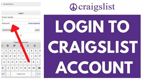 org in your computers web browser. . Account craigslist login